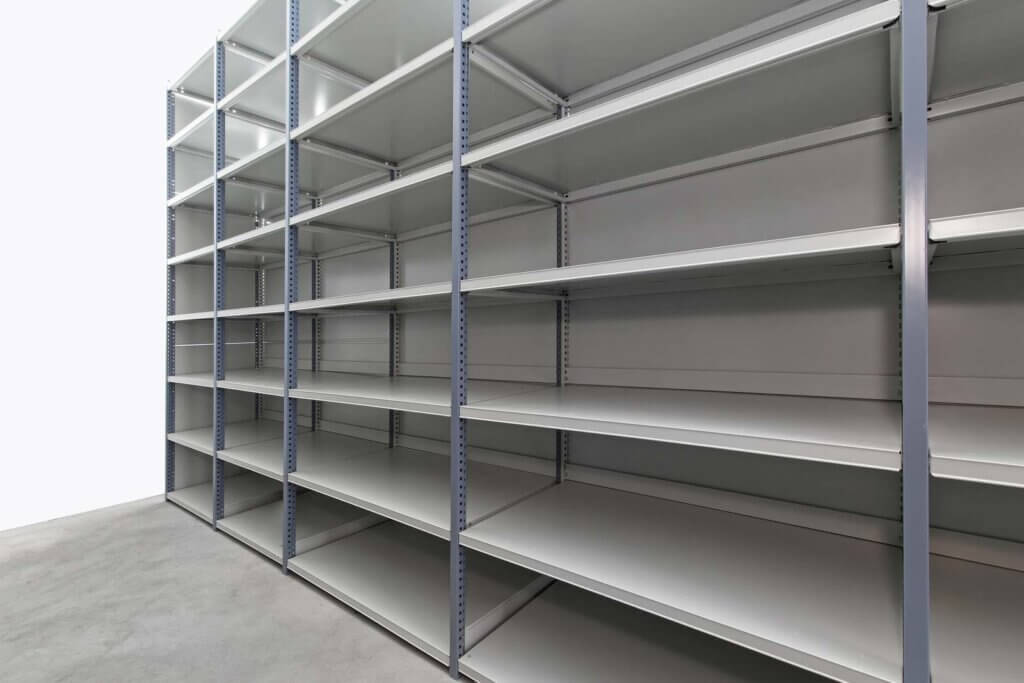metal shelf supports essential tool for sturdy storage