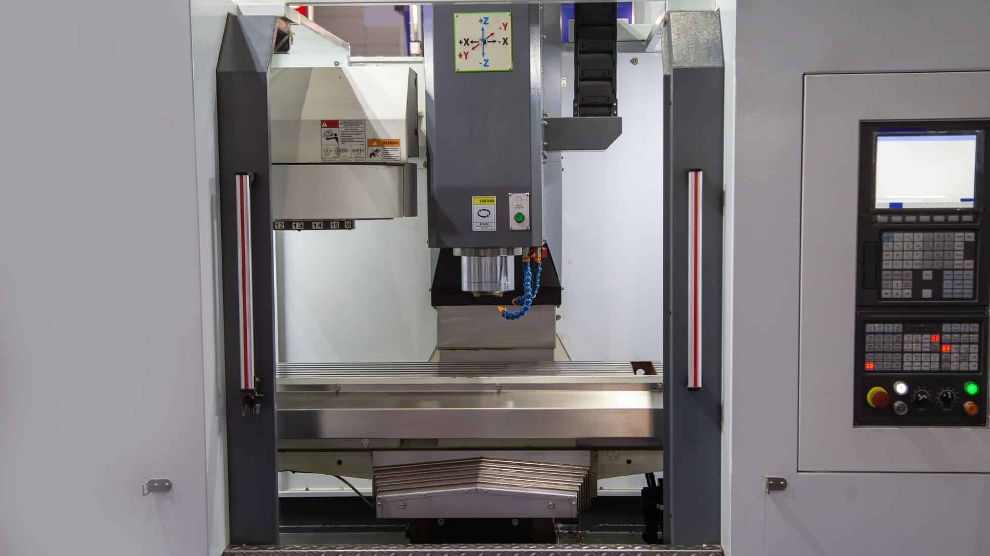 The basic components of a CNC milling machine