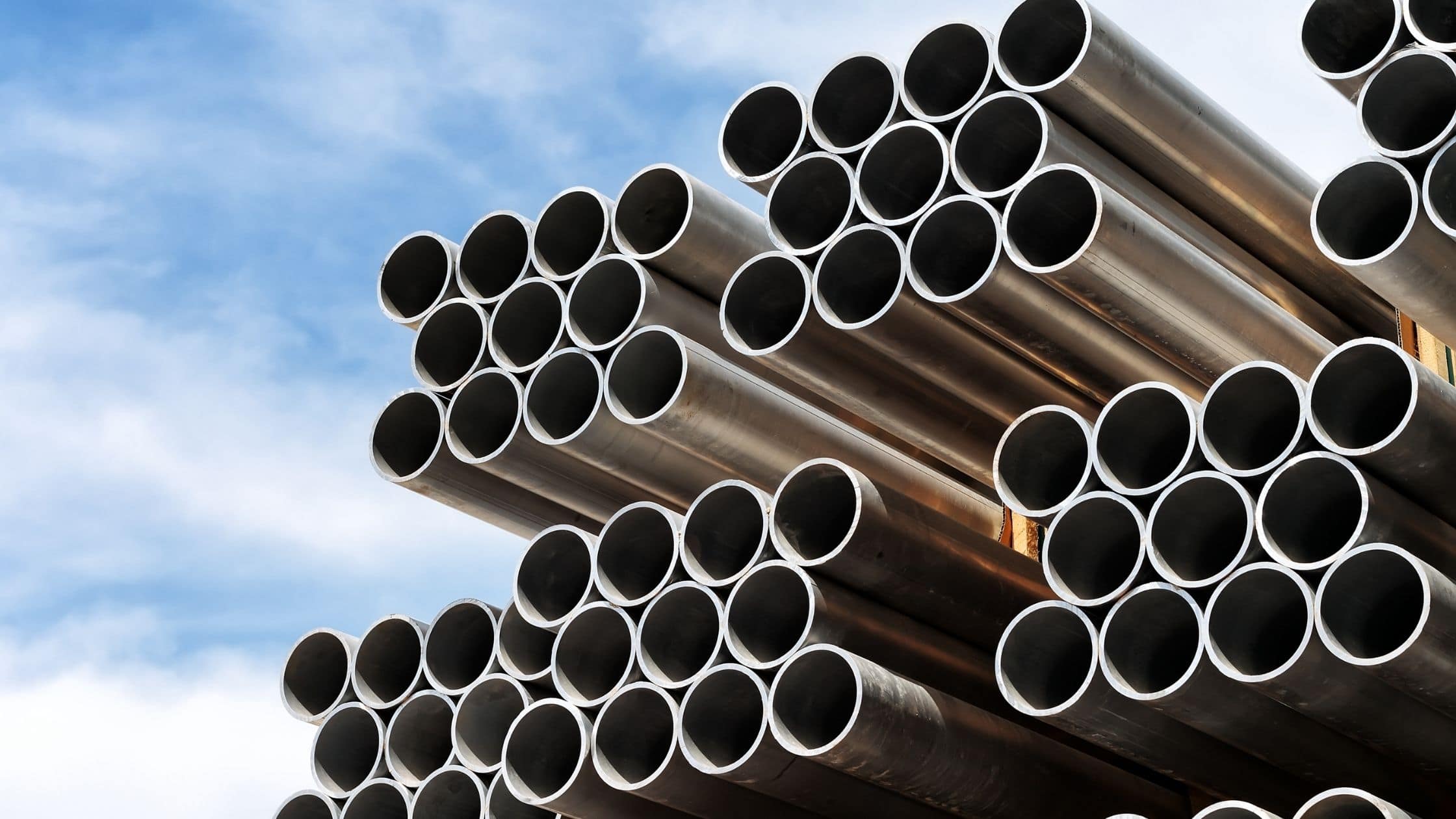 aluminum rusty round tubes