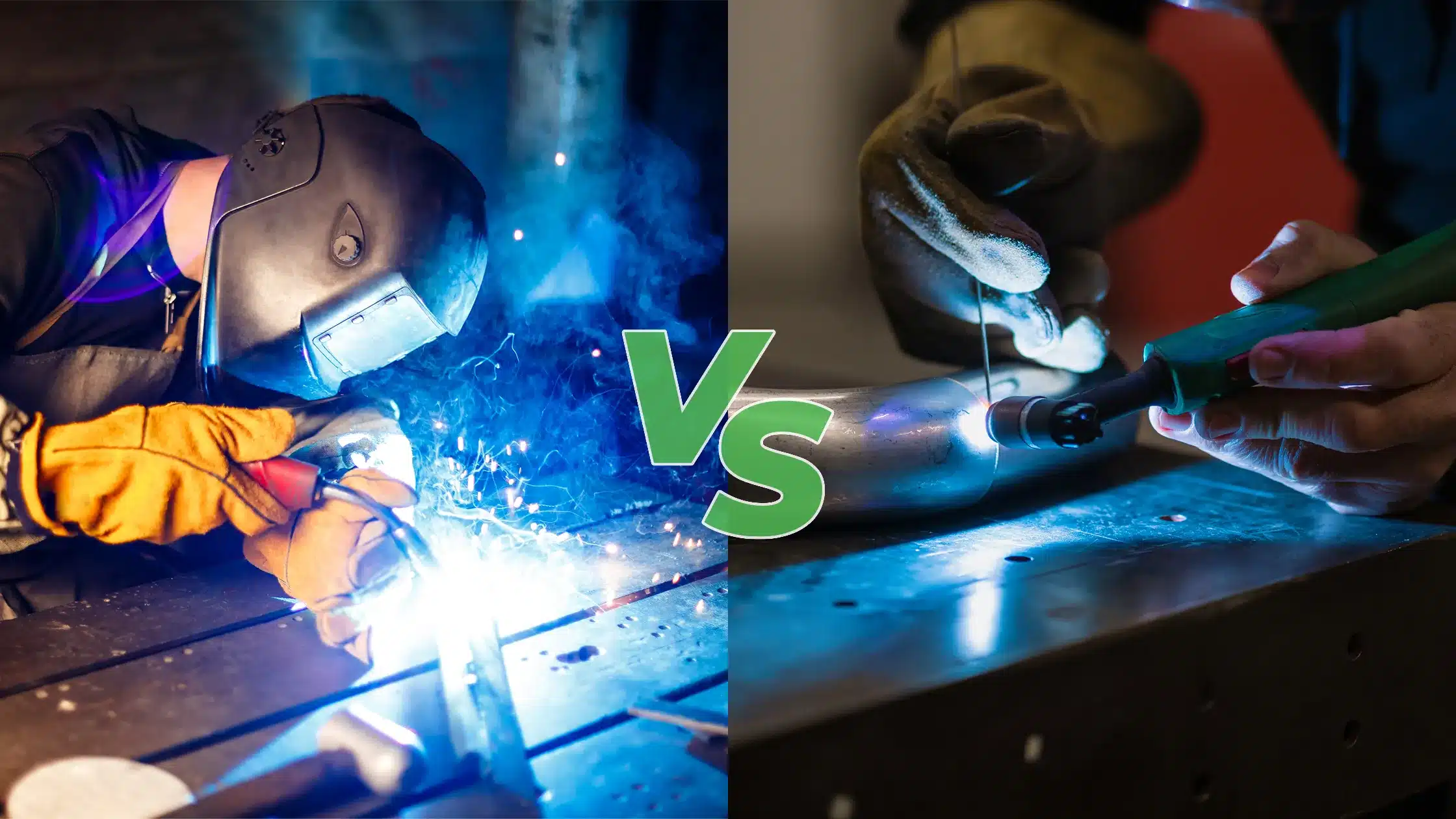 TIG vs. MIG/MAG Welding TIG vs. MIG/MAG Welding