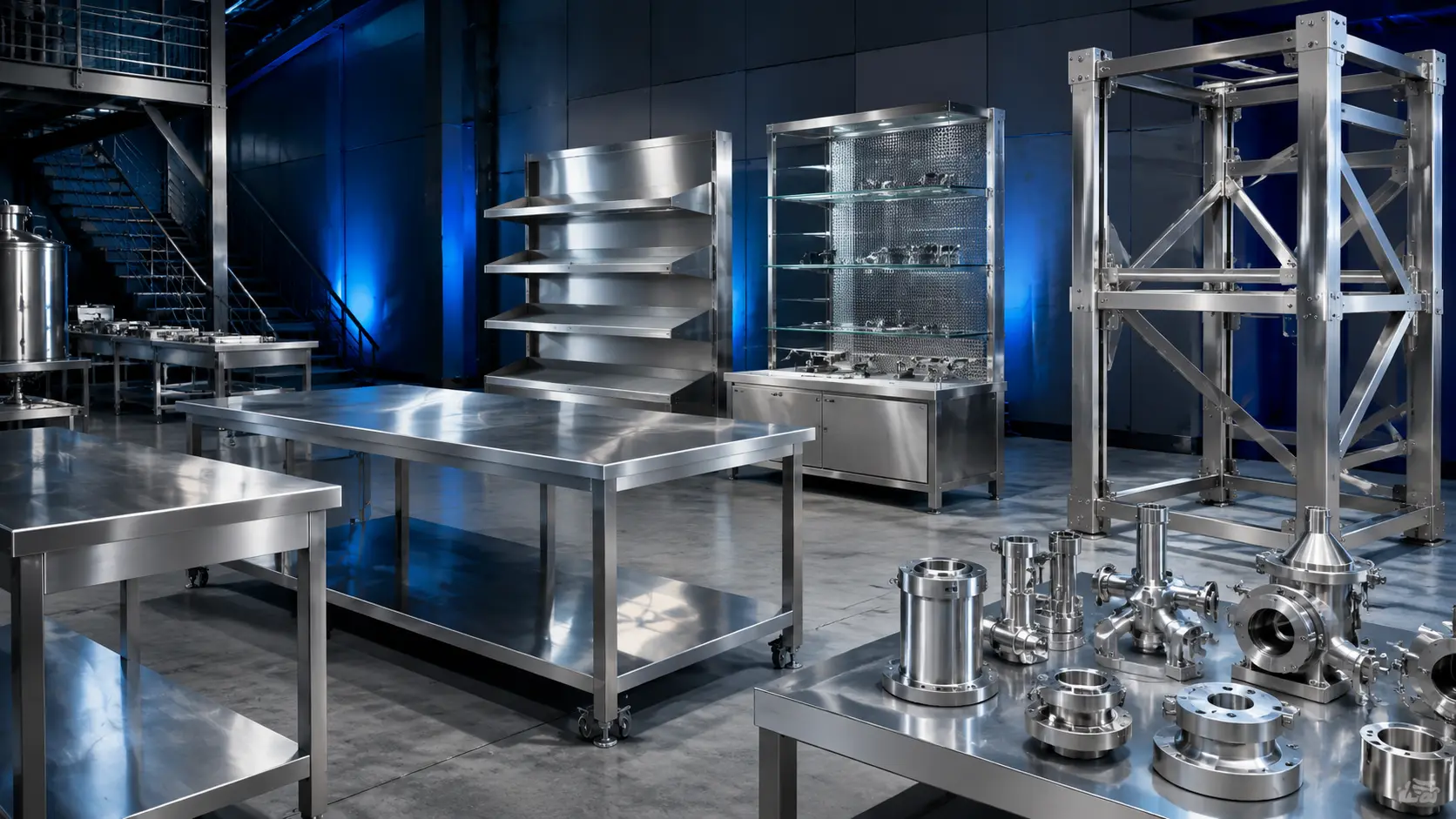 Custom Stainless Steel Products for Food, Retail and Industrial Use Custom Stainless Steel Products for Food, Retail and Industrial Use