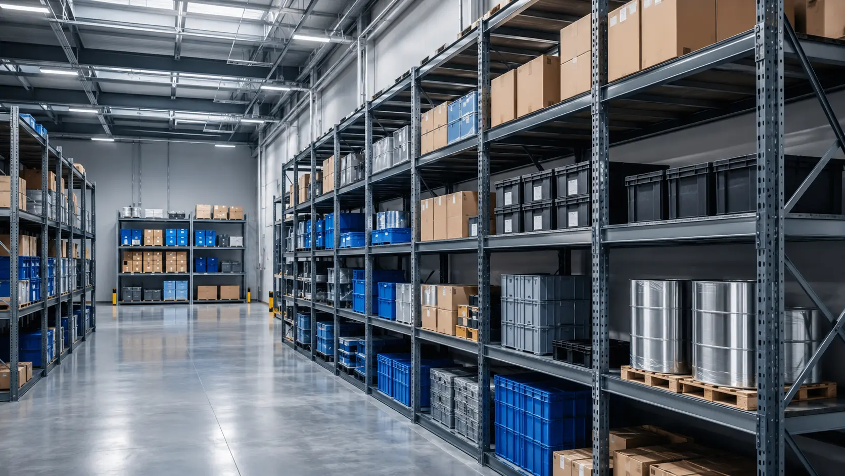 Metal Shelf Production for Warehouses, Retail Stores and Industrial Facilities