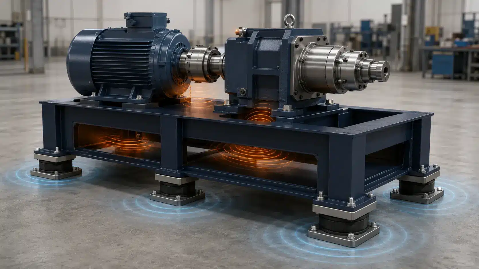 Machine Frame Design: Stiffness Vibration Control and Weld Distortion
