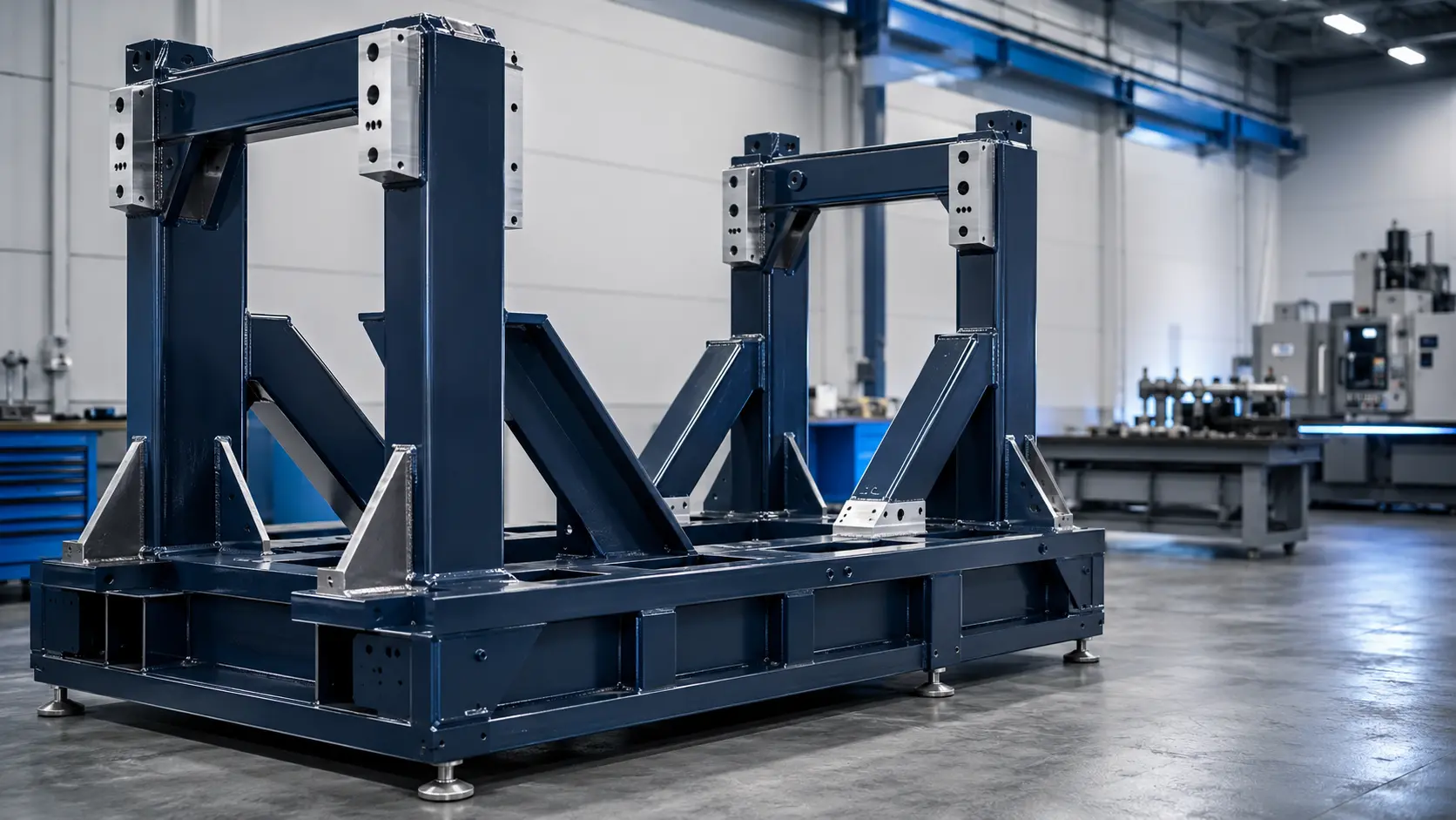 Machine Frame Design: Stiffness Vibration Control and Weld Distortion Machine Frame Design: Stiffness Vibration Control and Weld Distortion