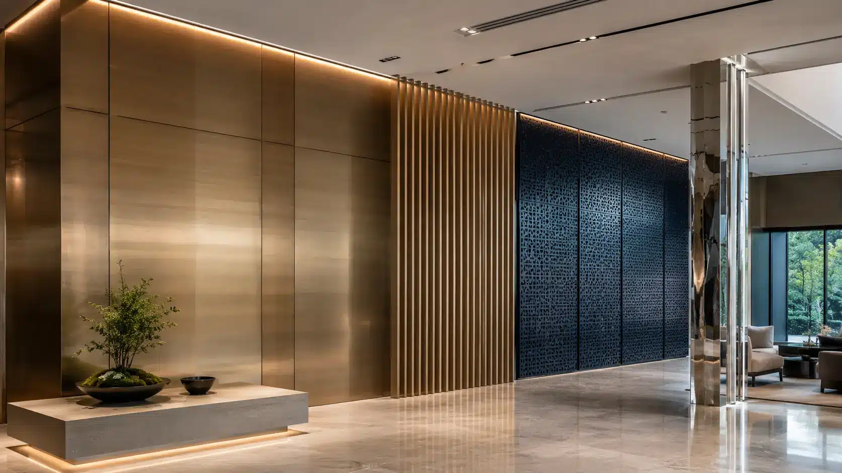 Decorative Metal Finishes for Architectural Projects: PVD, Anodizing, Powder Coating and Polishing Decorative Metal Finishes for Architectural Projects: PVD, Anodizing, Powder Coating and Polishing