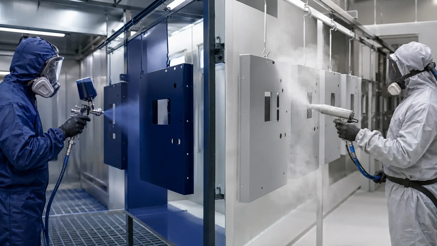 Wet Painting vs Powder Coating for Metal Parts: Cost, Finish and Durability